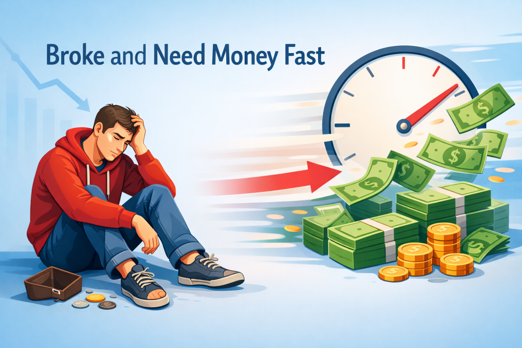 broke and need money fast