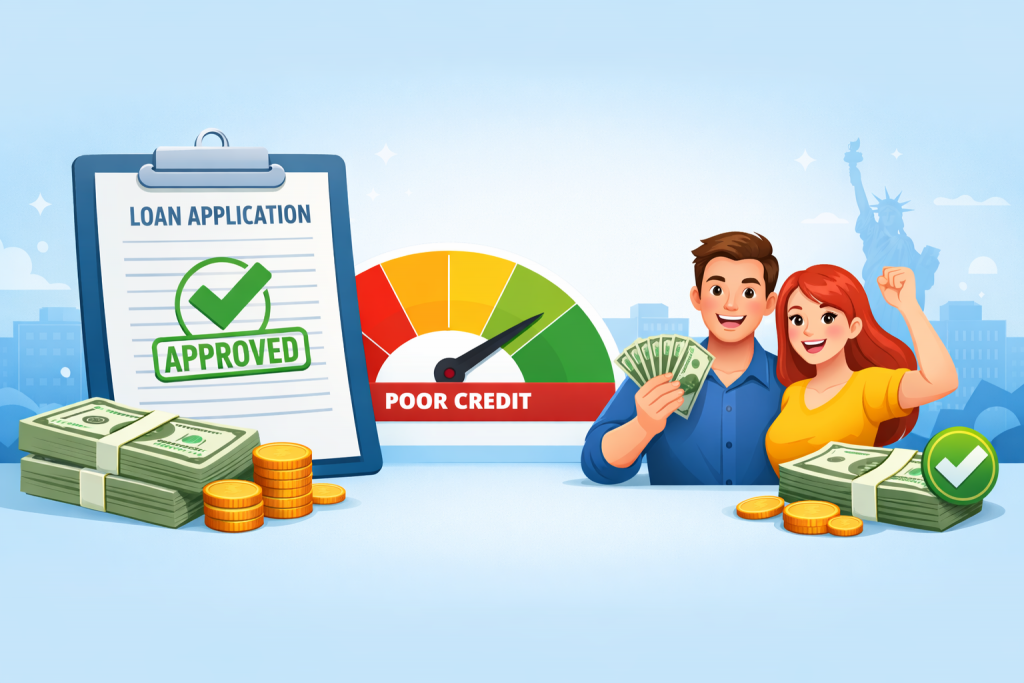 easy approval loans for bad credit in USA