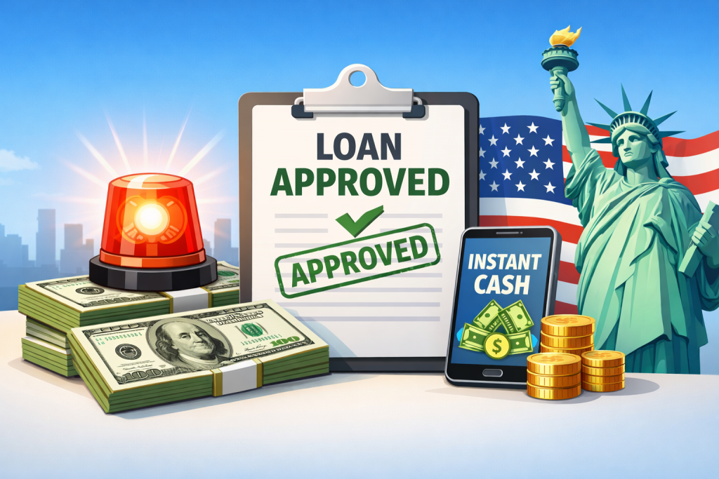 emergency cash loans approved today USA