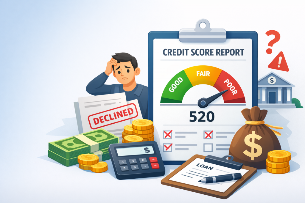 how to get a loan with poor credit score