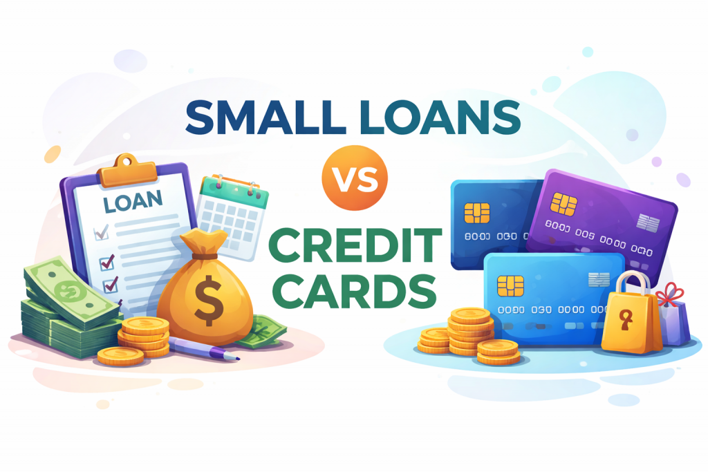 small loans vs credit cards